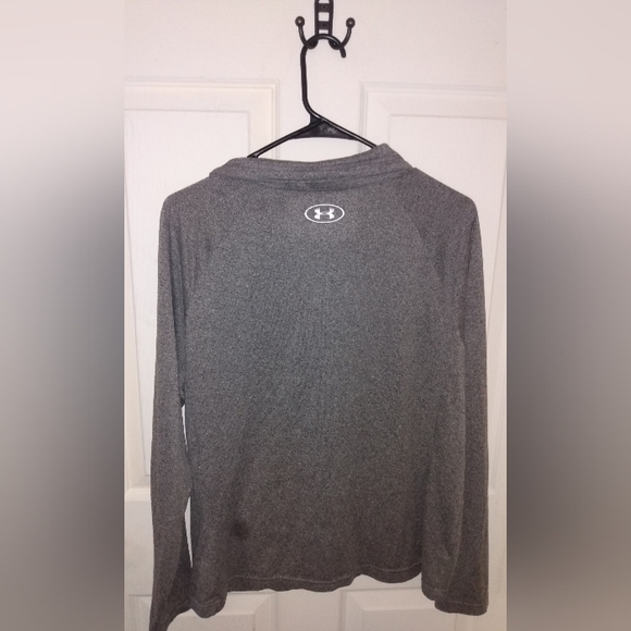 Women's Under Armour HeatGear Full Zip Up Jacket Size XL Gray - Picture 4 of 4